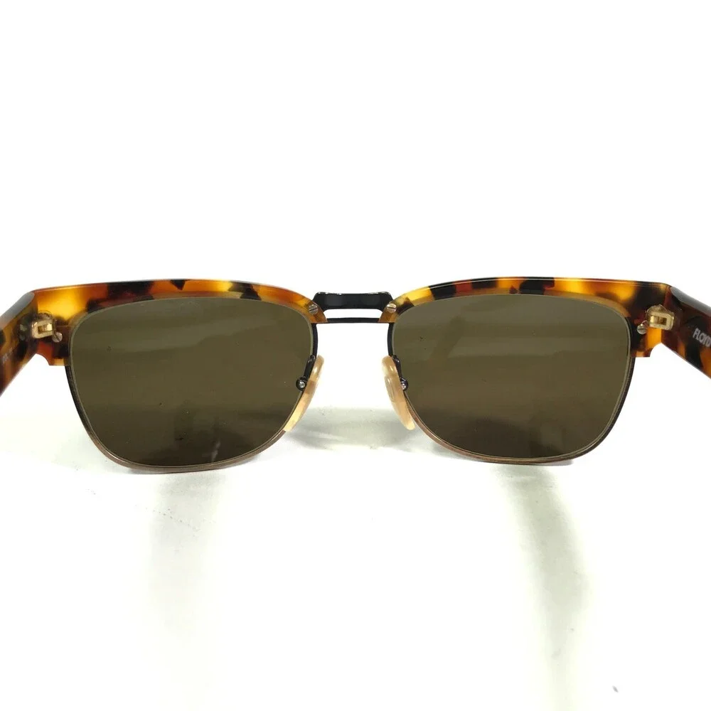 Vintage Floyd Sunglasses Mod.3003 COL.11 Tortoise Square Frames w Brown Lenses